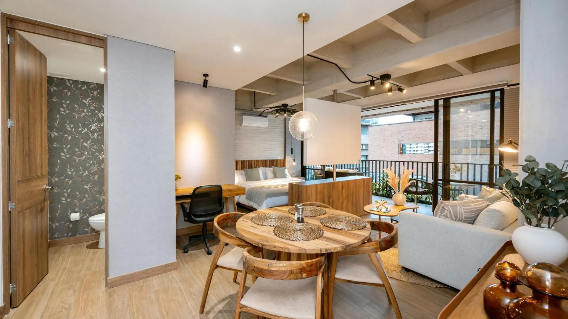 Brand New Loft 1Br Balcony Apartment Medellin